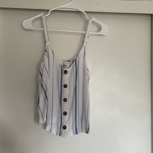 Hollister XS white tank top